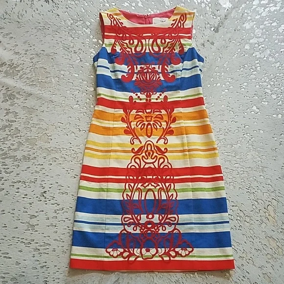 Anthropologie Tabitha Banded Totem Shift Dress - Picture 2 of 8